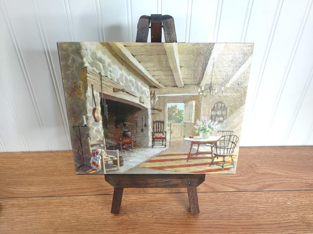 MCM Lithograph by Winde Fine Prints ~ Vintage Litho Textured Board ...