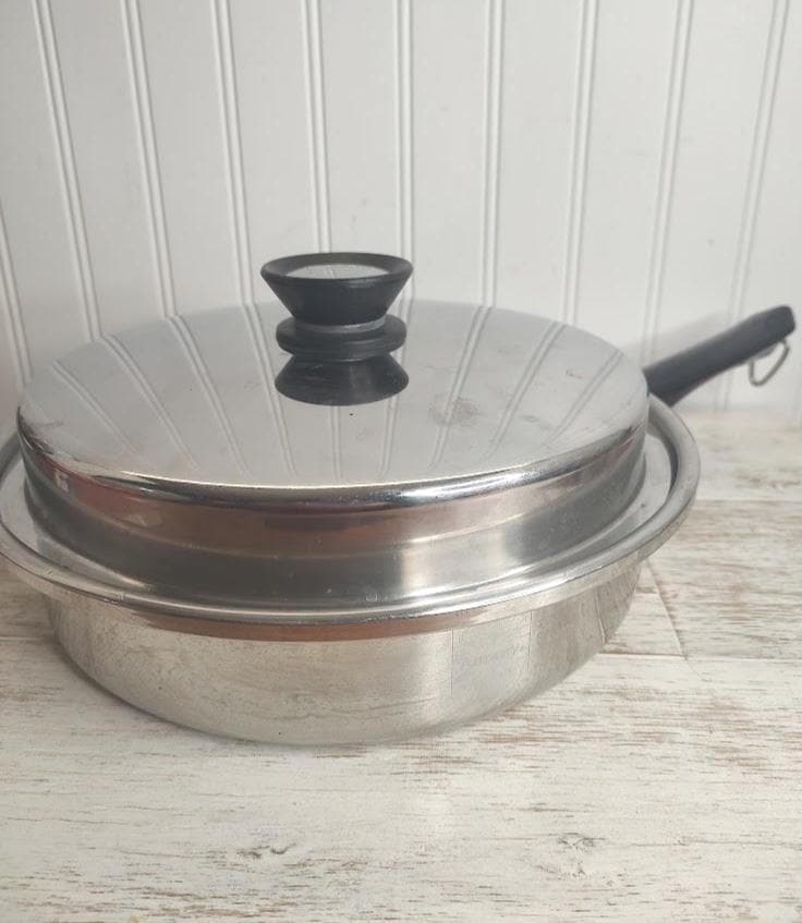 Amway Queen Wok 未開封 KCTN05104 ICK1227C QUEEN Cookware Wok by Amway LARGE with Lid | #1788130412