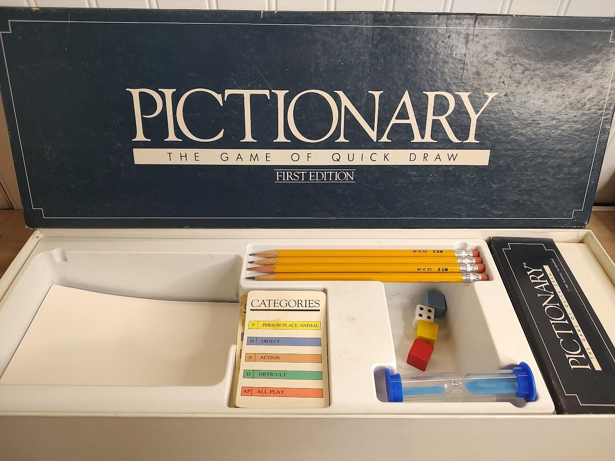 Pictionary 1st Edition - Etsy
