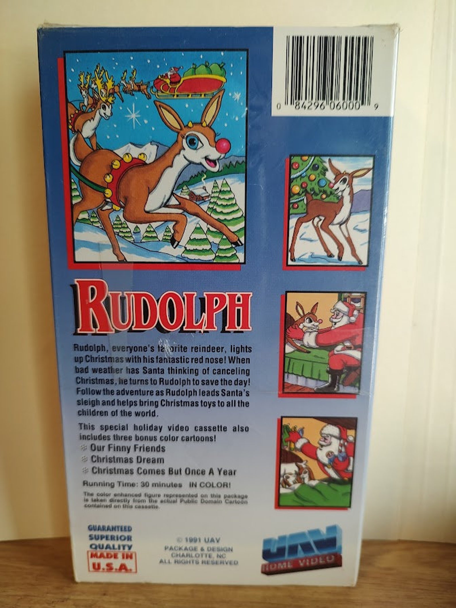 Christmas Classics Video VHS Rudolph the Red Nosed Reindeer SEALED - Etsy