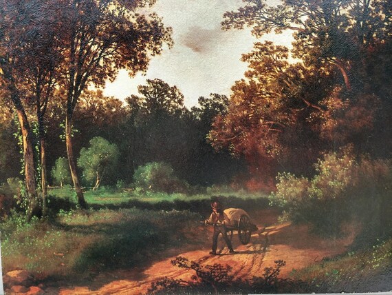 MCM Lithograph by Winde Fine Prints Vintage Litho Textured - Etsy