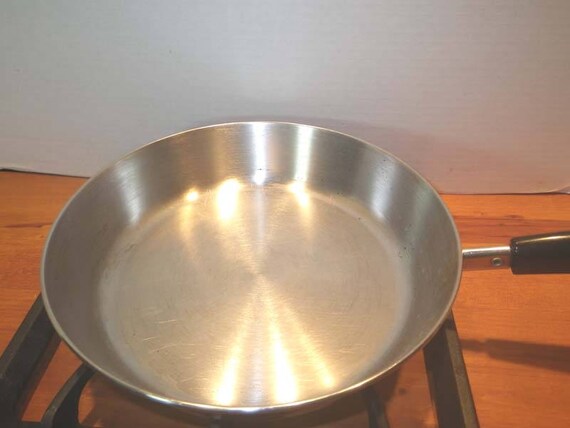 Revere Ware Tri Ply Stainless Steel 9 Inch Fry Pan Smooth Etsy