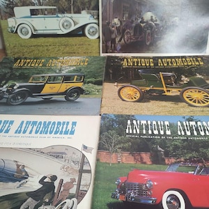 Antique Automobile Complete 1981 Magazine Set~ Vintage Magazine ~Collectible Magazines Antique Automobile Club of America~Craft Supplies E18