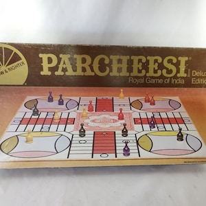 Selchow & Righter Parcheesi 1982 ~ Game Night ~ Board game ~ Royal Game of India
