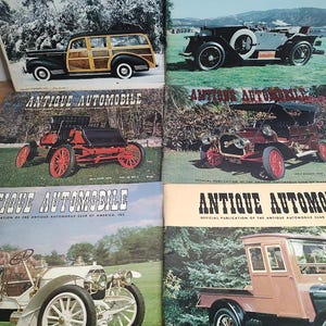 Antique Automobile Complete 1979 Magazine Set~ Vintage Magazine ~Collectible Magazines Antique Automobile Club of America~Craft Supplies E18