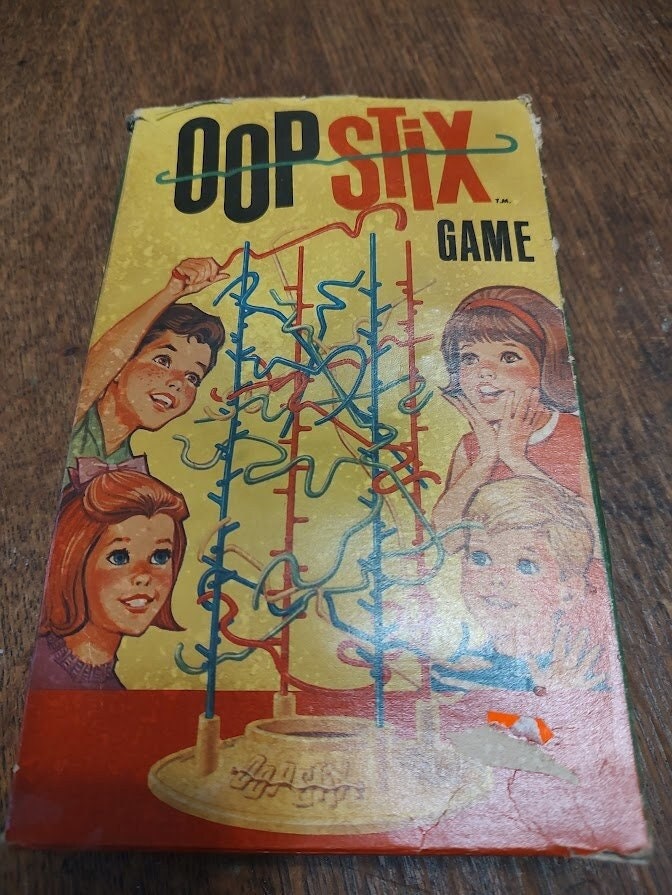 Pix Pix Pick up Sticks Game Mixed Lot of Plastic & Wood 50 Pcs. 