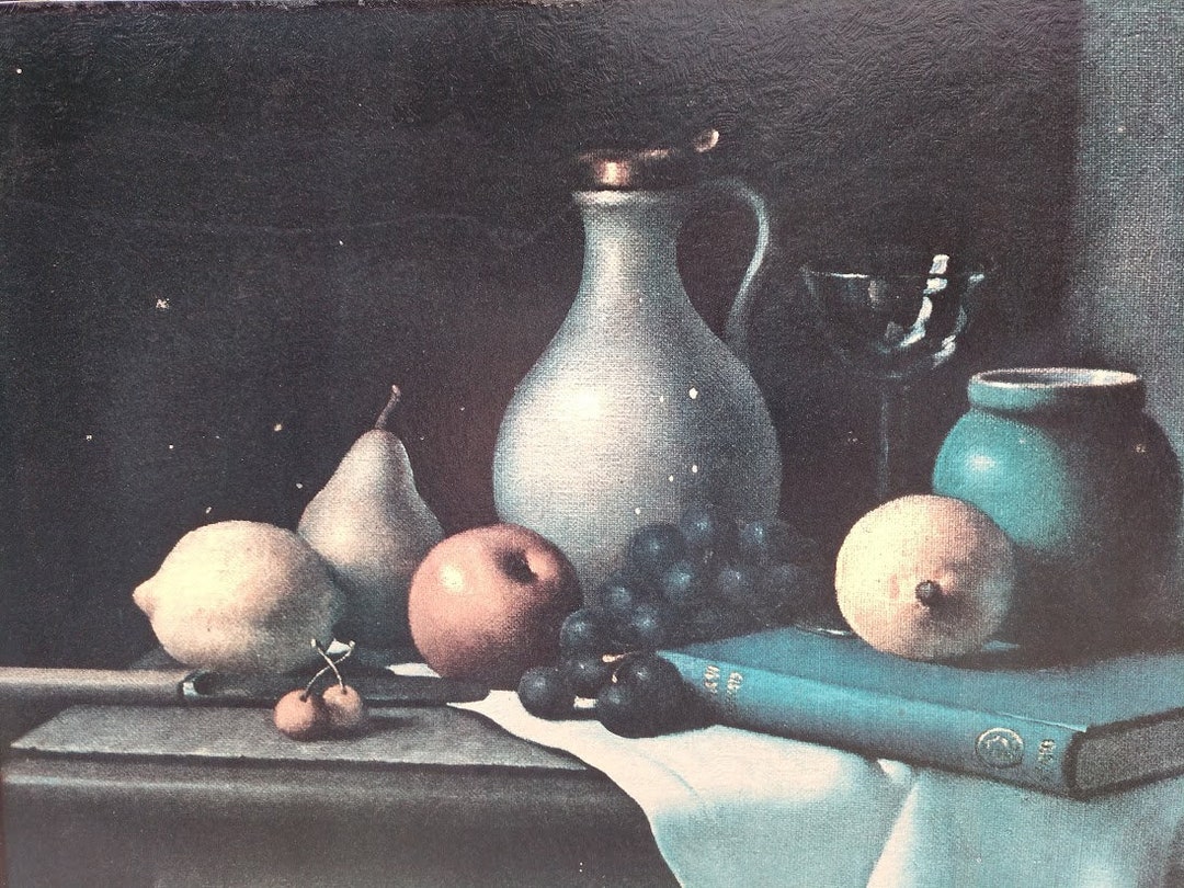 MCM Lithograph by Winde Fine Prints ~ Vintage Litho Textured Board ...