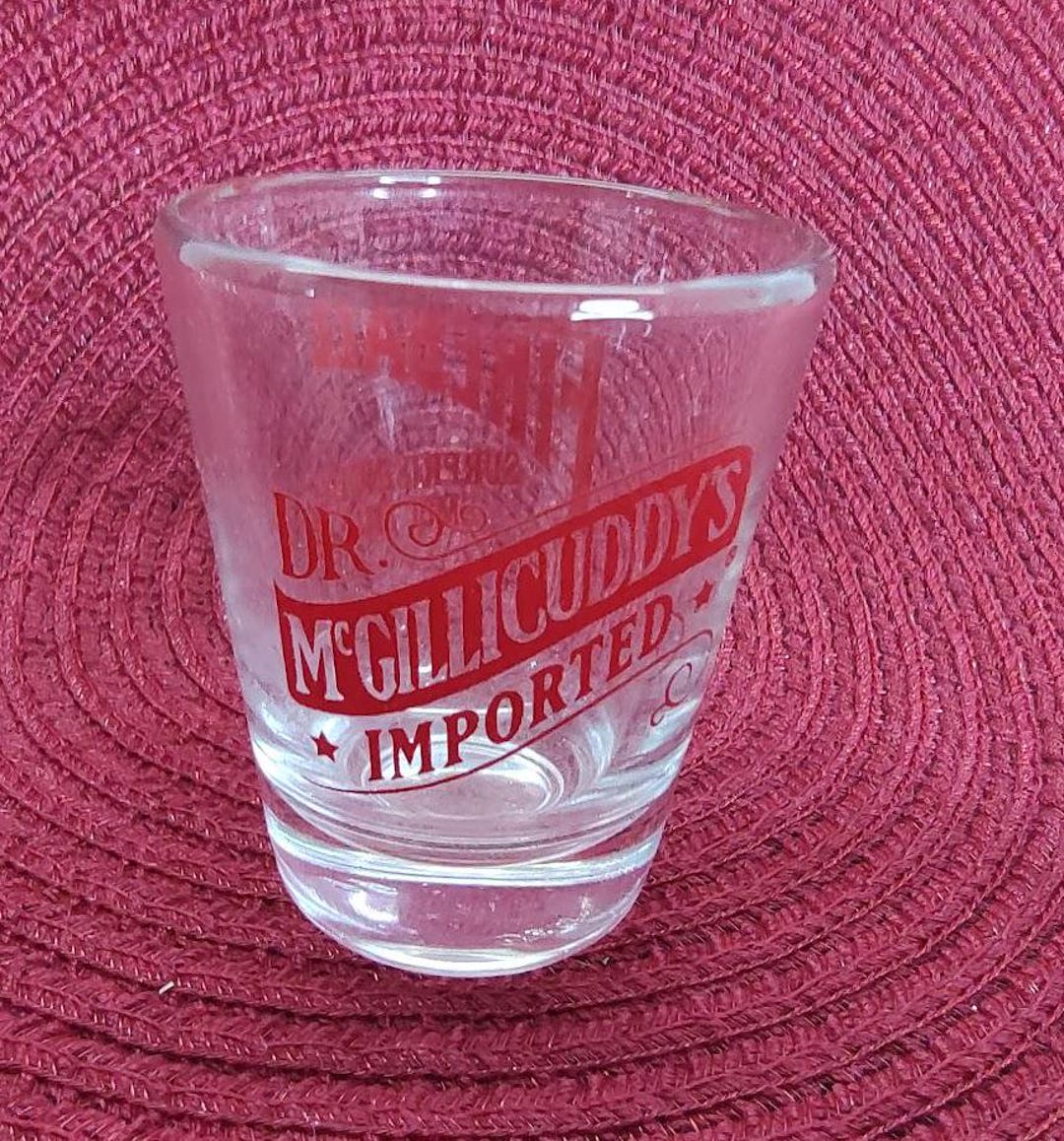 Fireball Shotclass Dr Mcgillicuddy's Fireball Shot Glass ~ Gift Idea - Man Cave Shot ...