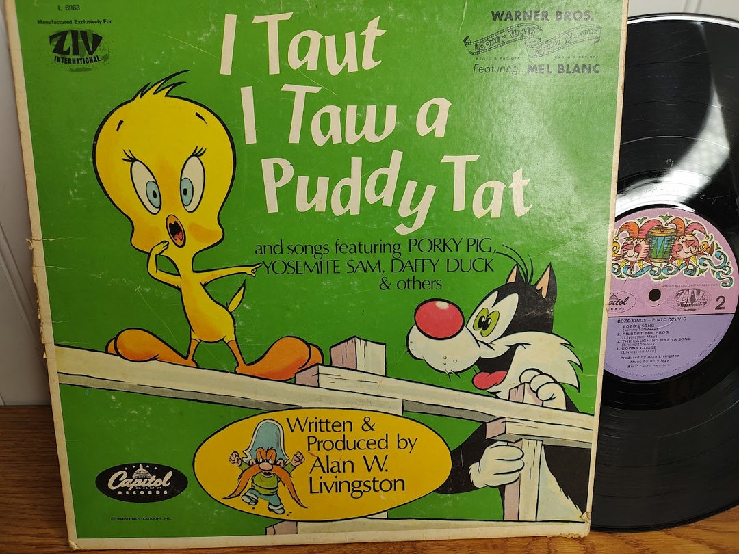 Mel Blanc I Taut I Taw A Puddy Tat and Yosemite Sam - Etsy