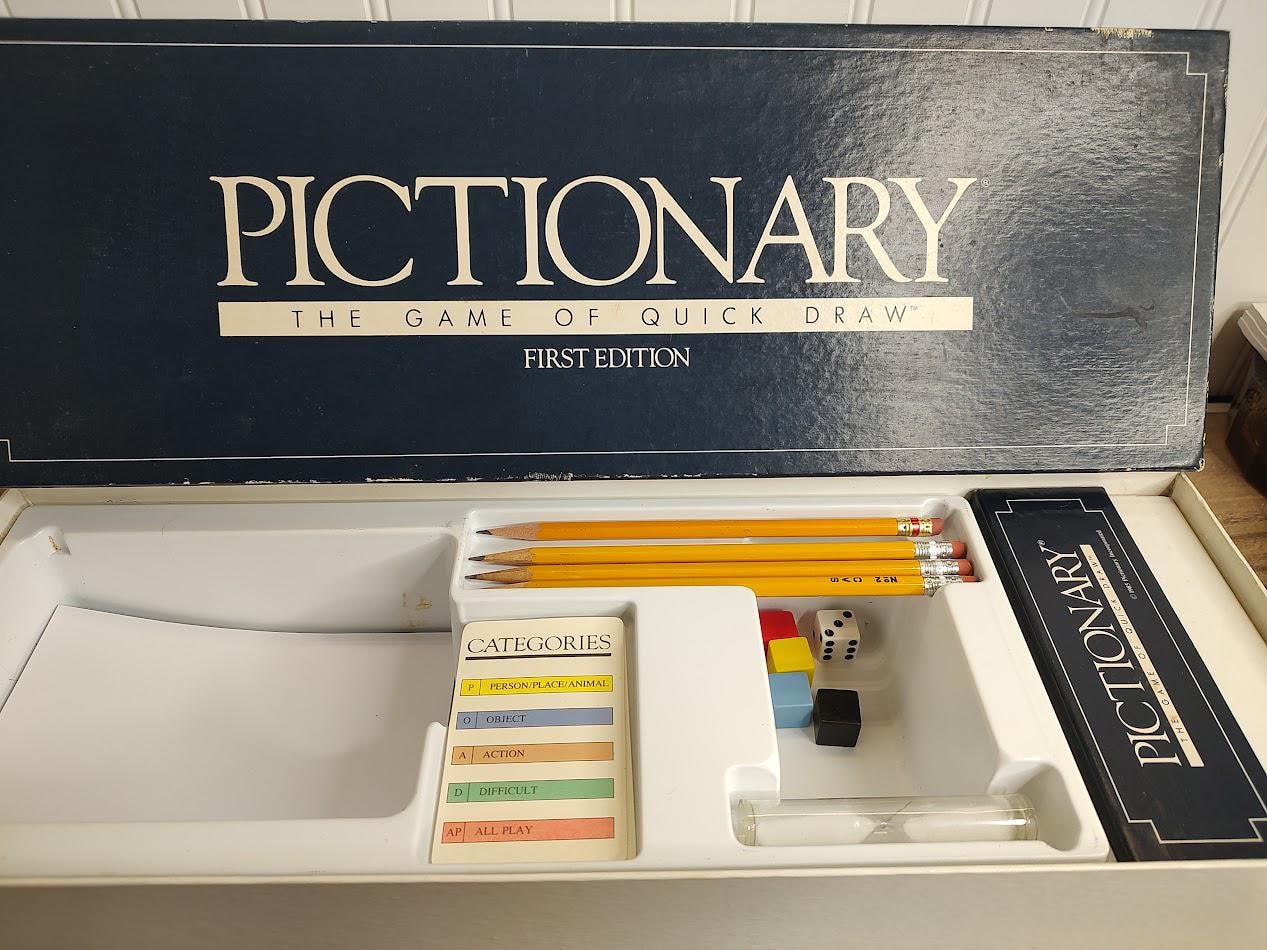 Pictionary 1st Edition - Etsy