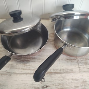 One Two Person Revere Ware Five Piece Set ~ Cooking for One ~ RW#109