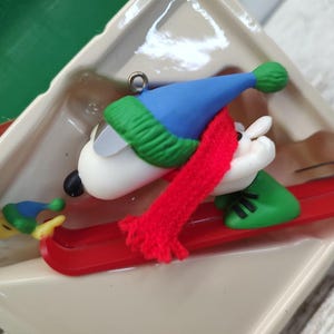 Snoopy and Woodstock Hallmark Keepsake Ornament 1972