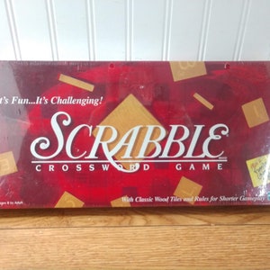 FACTORY SEALED Vintage Scrabble 1999 Edition ~ Family Game Night~ Word games
