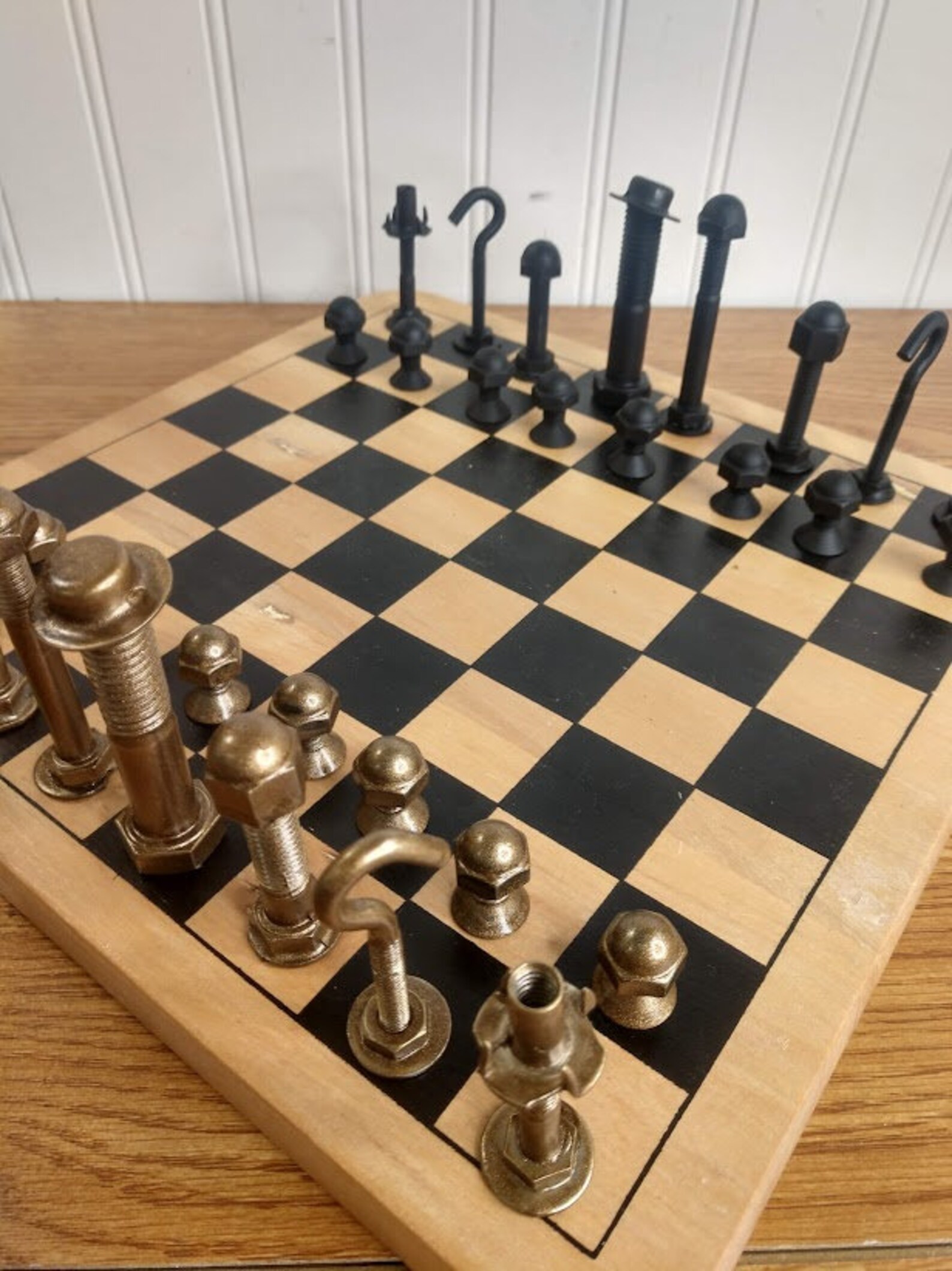 Hardware Chess Set Nut & Bolt Chess Set Unique Chess Set Etsy