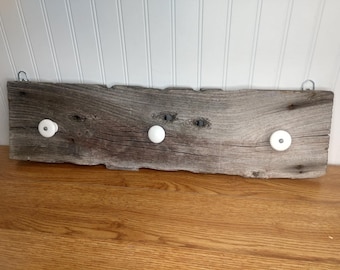 Barnwood Coat Rack ~ Farmhouse Coat Rack ~ Rustic Coat Rack