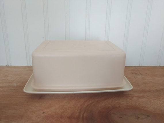 Vintage Tupperware Cheese Butter Keeper Cheese Storage Server