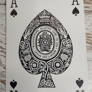 Waddingtons Leeds Vintage Waddingtons Number 1 Linen Casino Playing Cards Collectible ...