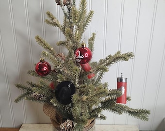 Rip Themed 21" Tabletop Tree ~ Country Christmas ~ Cowboy Christmas