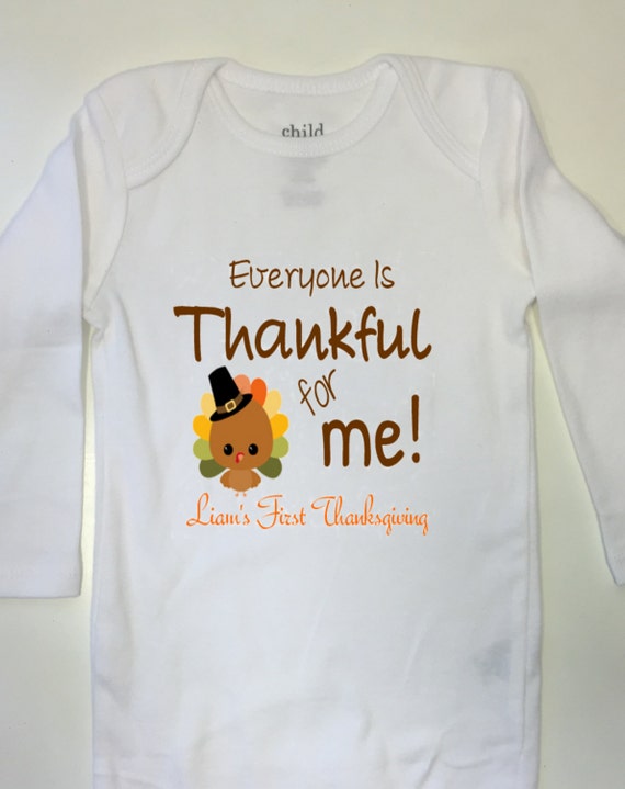 baby's first thanksgiving outfit