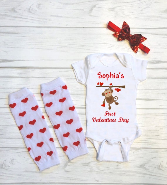 baby's first valentine's day outfit