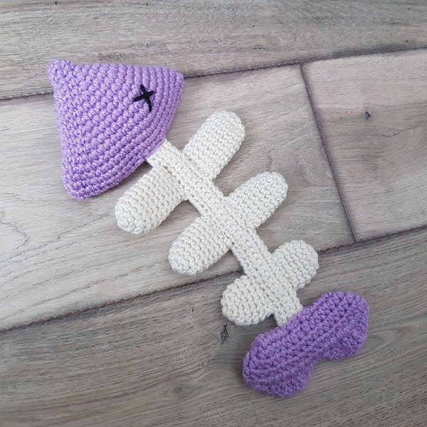 CROCHET PATTERN, Crochet Cat Toy, Handmade Cat Toy, Pet Toy, Funny Cat Toy, Cat Nip Toy, Gift for Cat, Cat Lover, DIY