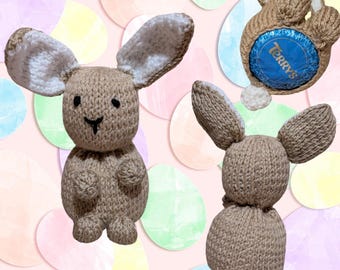 Hand-Knitted Bunny Chocolate Orange Cover – Adorable Easter Gift