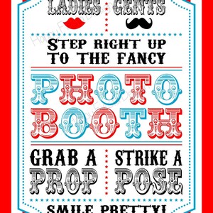 PRINTABLE Carnival Photo Booth Props-printable Circus Photo Props ...