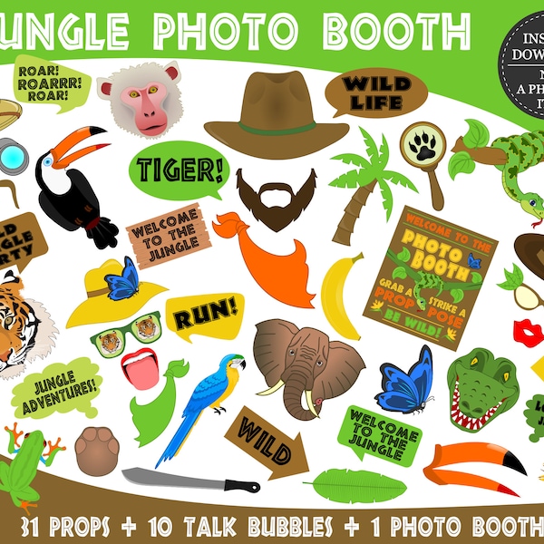 Safari Photo Booth Sign - Etsy