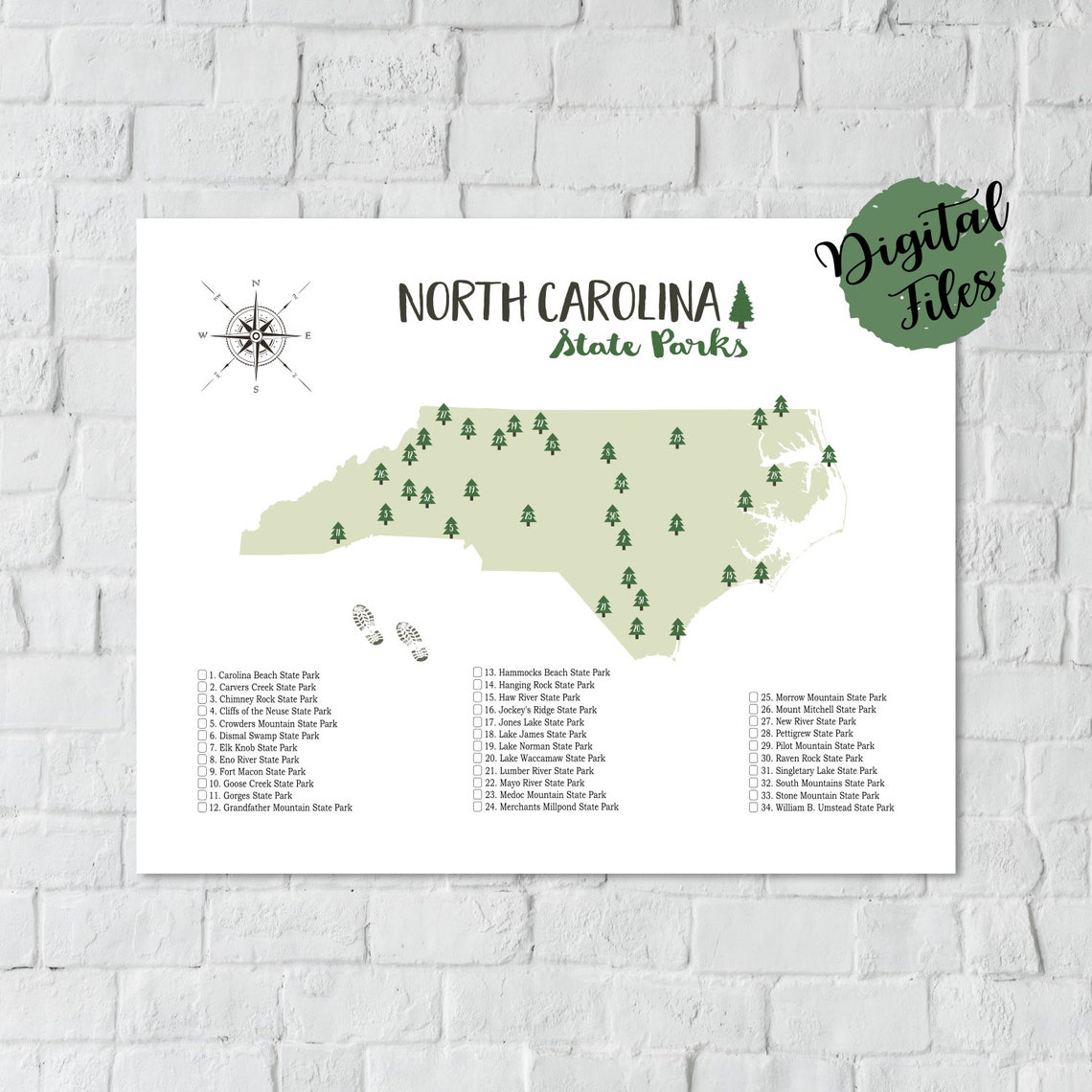 Printable List Of Nc State Parks