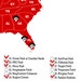 PRINTABLE MLB Ballparks Map and Checklist-baseball Stadiums Map-major ...