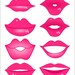 PRINTABLE Photo Booth Props-printable Lips Props-printable - Etsy