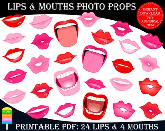 Lips Photo Booth - Etsy