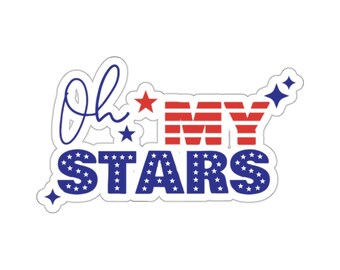 Sticker patriotique Oh mes étoiles