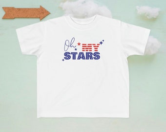 T-shirt patriotique Oh My Stars pour tout-petit
