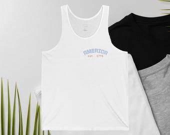Patriotic America 1776 Tank graphique | Débardeur Americana