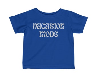 T-shirt en jersey fin pour bébés Vacation Mode