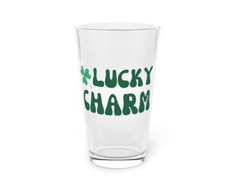 Verre à pinte trèfle porte-bonheur, 16 oz, Saint-Patrick