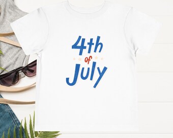 T-shirt à manches courtes pour tout-petit 4 juillet