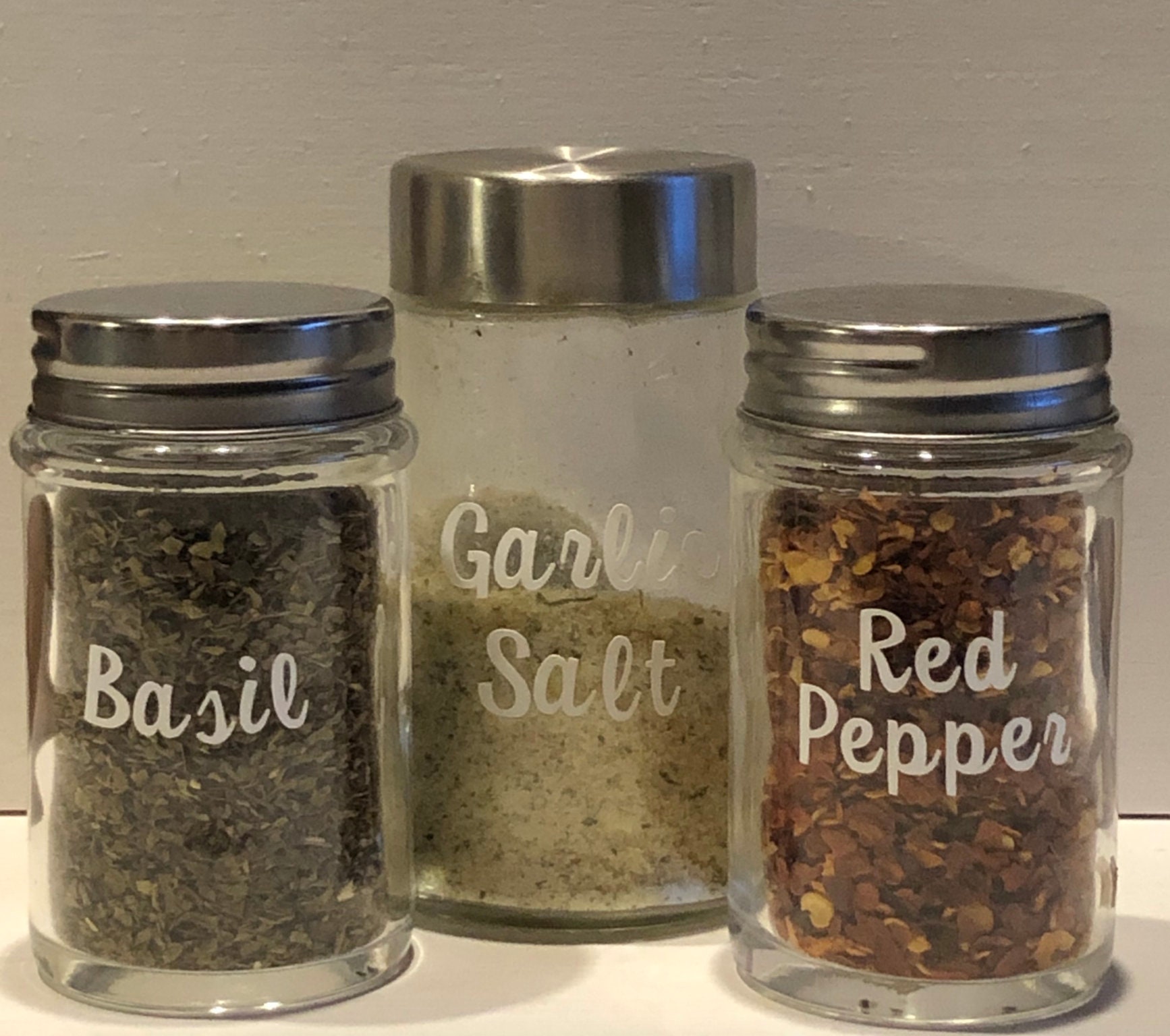 Calligraphy Spice Labels - Macannlife Designs