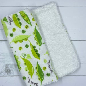 Sweet Pea Baby Burp Cloth |  Burp Cloth for girl/boy
