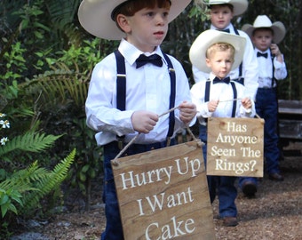 Ring Bearer Signs/Ringbearer Sign/Ring Bearer Sign/Flower Girl Signs/Wedding Entrance/Wedding Ceremony/Wedding Sign/Rustic Country Wedding