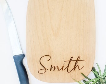 Personalized Beech Cutting Board/Serving Board Tray/Custom Cutting Board/Engraved Cutting Board/Realtor Gift/Engagement Wedding Gift