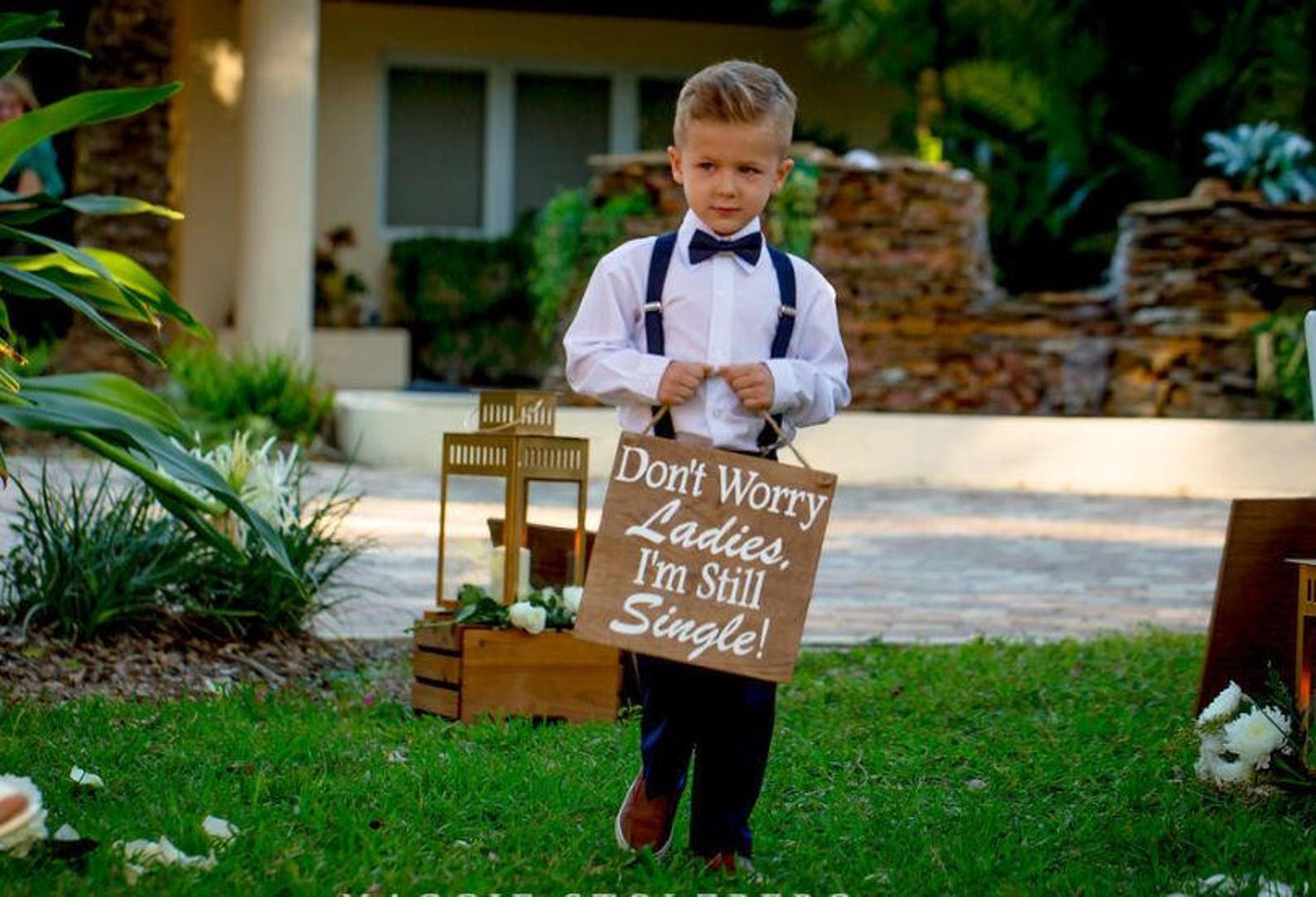 Ring Bearer Signs/ Ringbearer Sign/flower Girl Signs/wedding Etsy