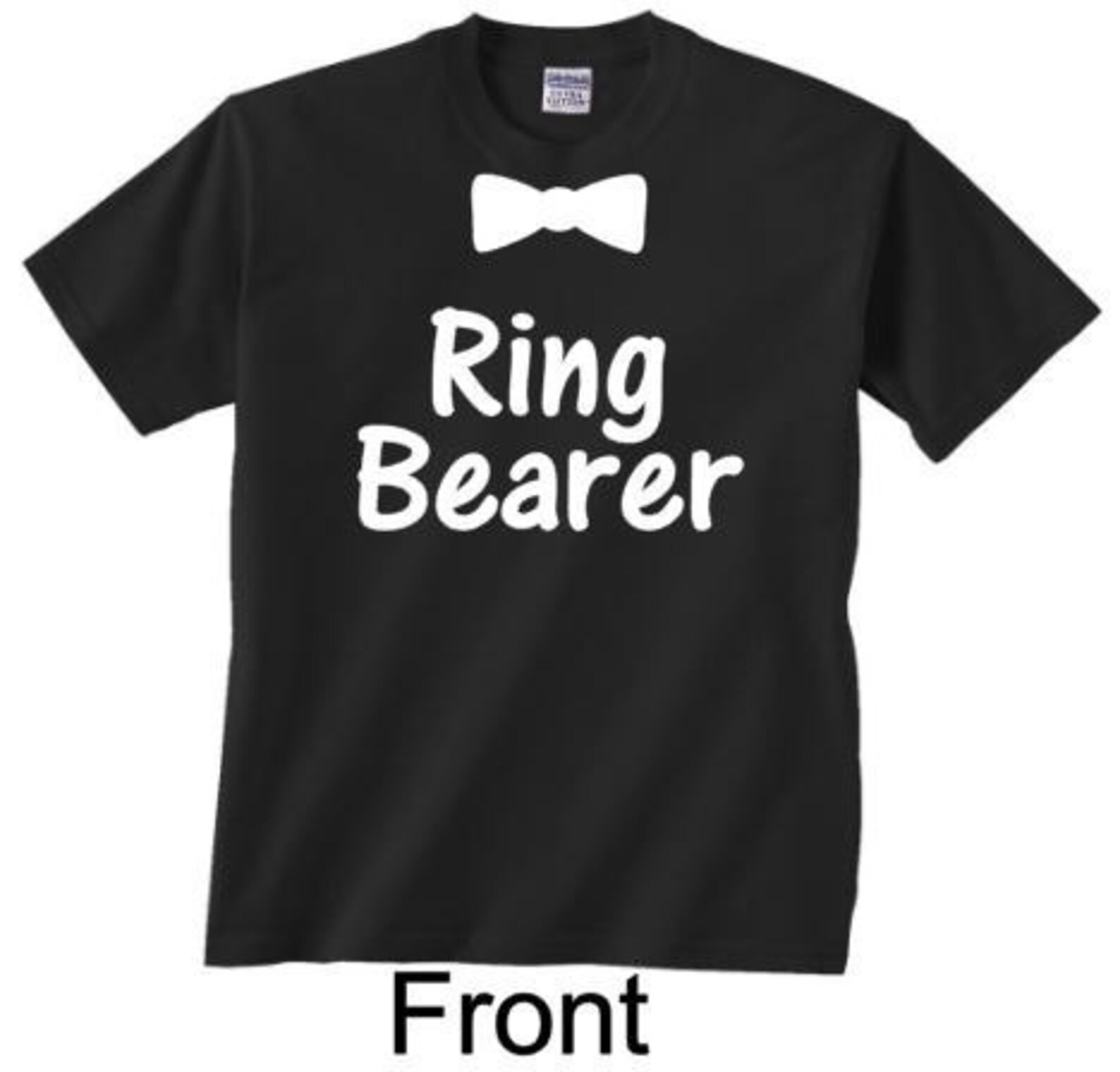 Ring bearer shirt/Front and back/Ringbearer shirt/ Wedding Etsy