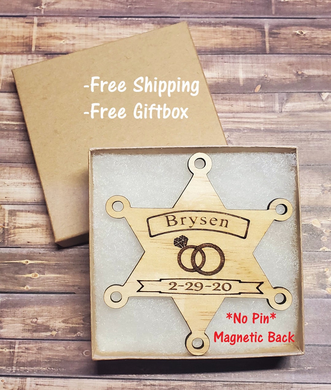 Ring Bearer Badge Ring Security Badge Ring Bearer Security Etsy