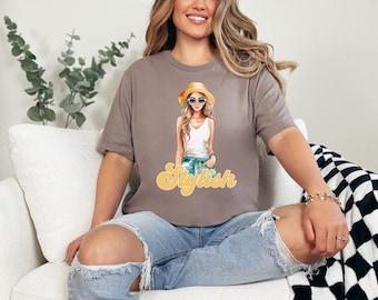 Fashion Shirt, Stylish Tshirt, Fashion Girl Shirt, Fashion Designer Gift, Fashion Design Student Gift, Fashion Lover Tee