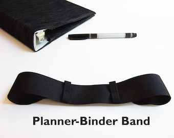 Planner Pen Holder SOLID COLORS Journal Accessories, Book Band for a5 Journal Band, Binder Band, Planner Band, Planner Pen Loop