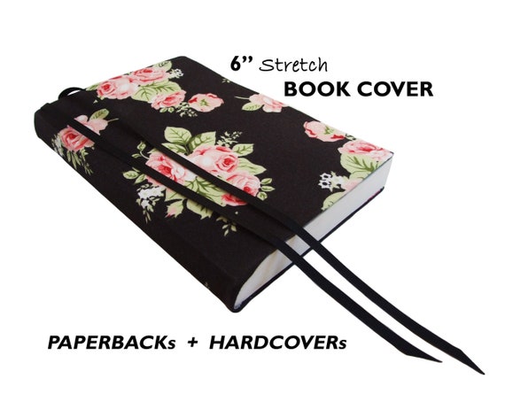 Book Cover for Hardcover and Paperback Book Lover Gift Skulls and Roses Book Sleeve Notebooks and Pens Not Included 