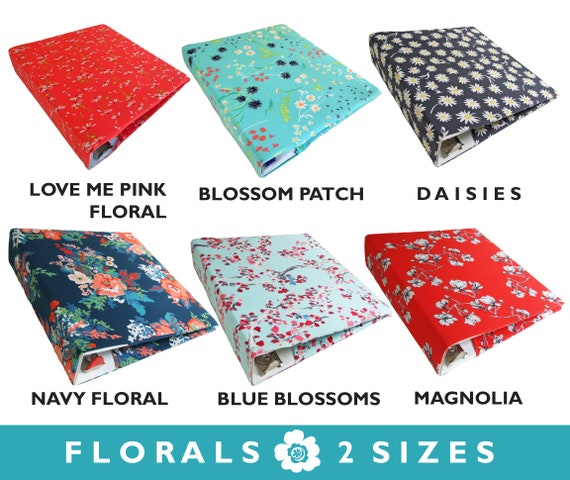 FLORAL Binder Cover Fabric, Wedding Binder Cover