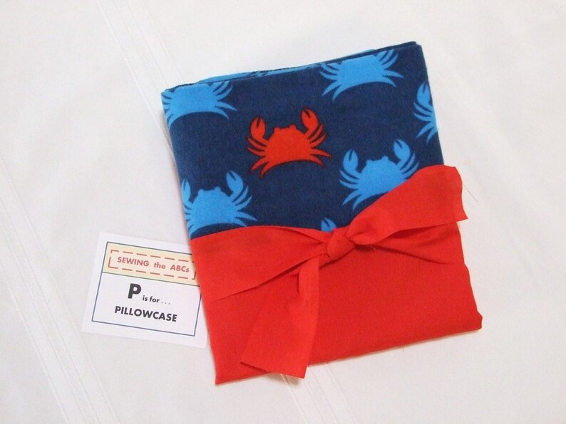 Blue Crab Pillow Case Beach House Decor Home